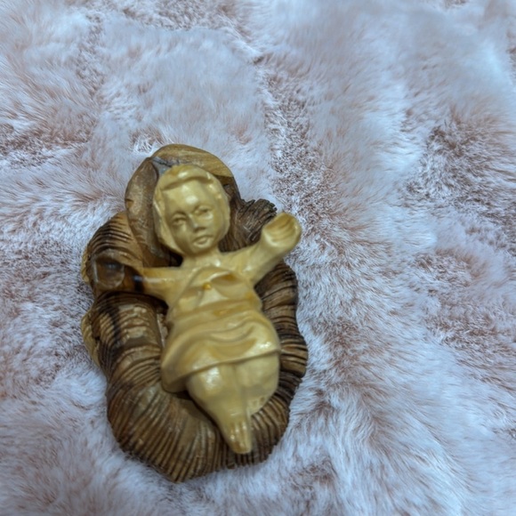 Vintage Creche Nativity with wooden characters - 12 pieces - Picture 5 of 6